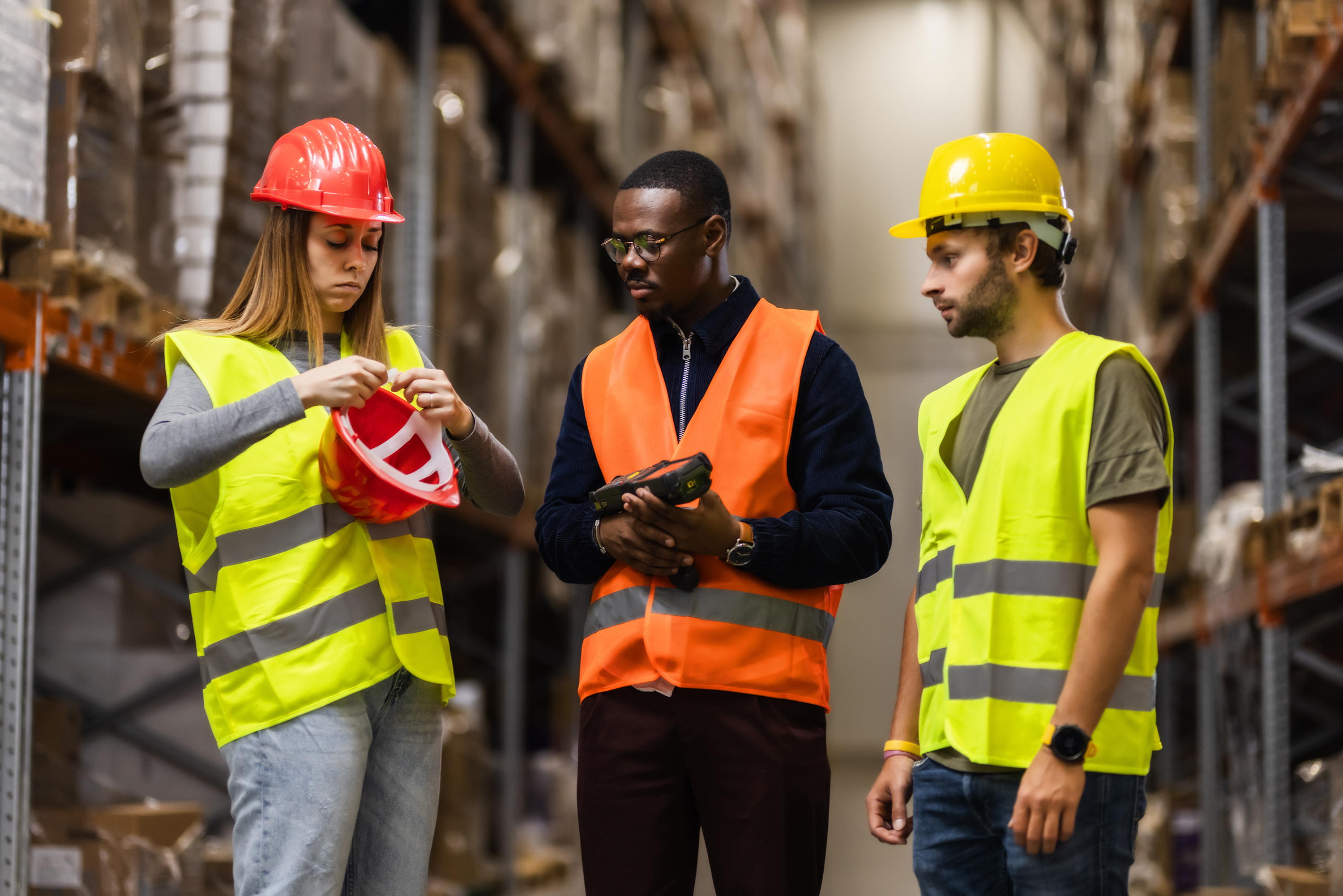 Workers in Warehouse